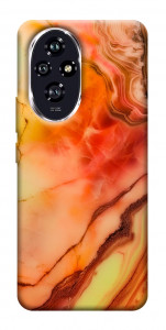 Чохол Червоний корал мармур для Huawei Honor 200