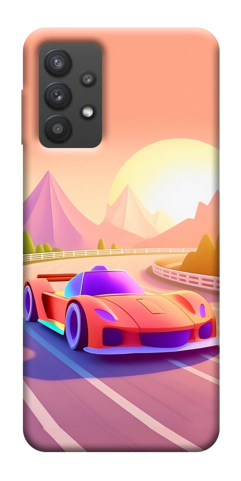 Чехол Машинка на закате для Galaxy A32 5G