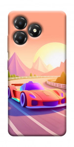 Чехол Машинка на закате для ZTE Blade A36