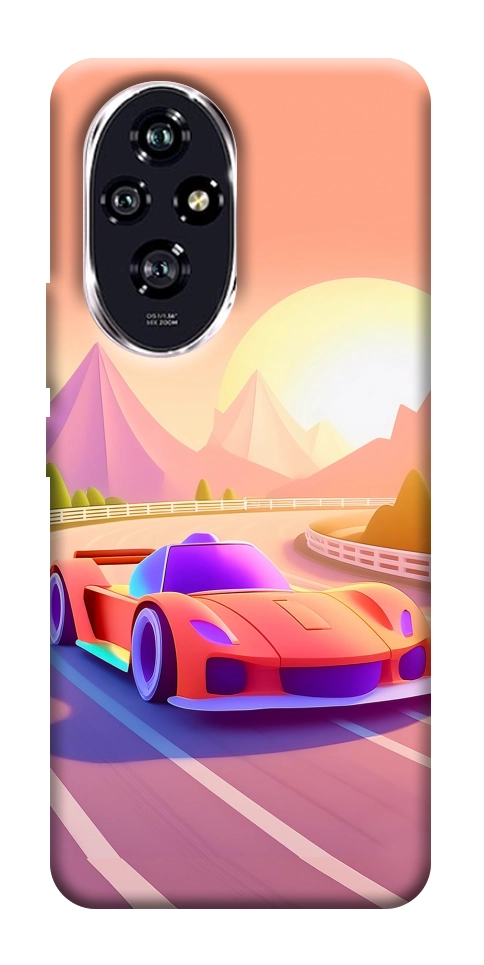 Чохол Машинка на заході сонця для Huawei Honor 200