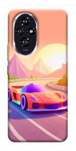 Чохол Машинка на заході сонця для Huawei Honor 200