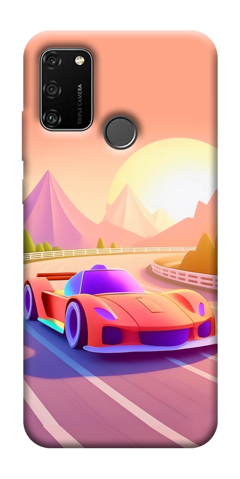 Чехол Машинка на закате для Huawei Honor 9A