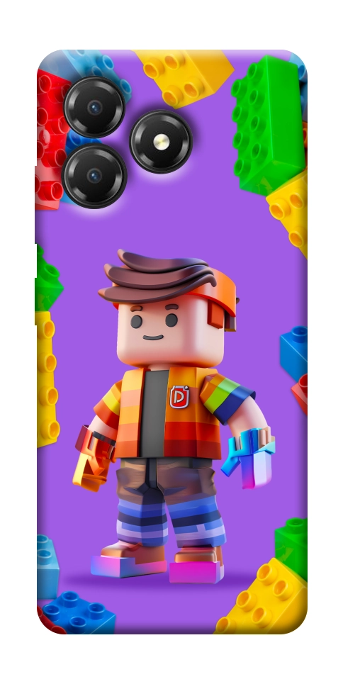 Чехол Colorful constructor для ZTE Blade A36
