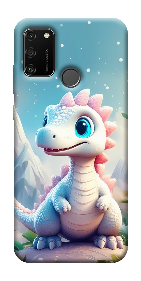 Чехол Белый дракоша для Huawei Honor 9A