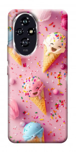 Чохол Веселе морозиво для Huawei Honor 200