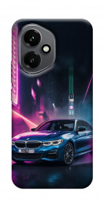 Чехол Неоновое BMW для Huawei Honor 400