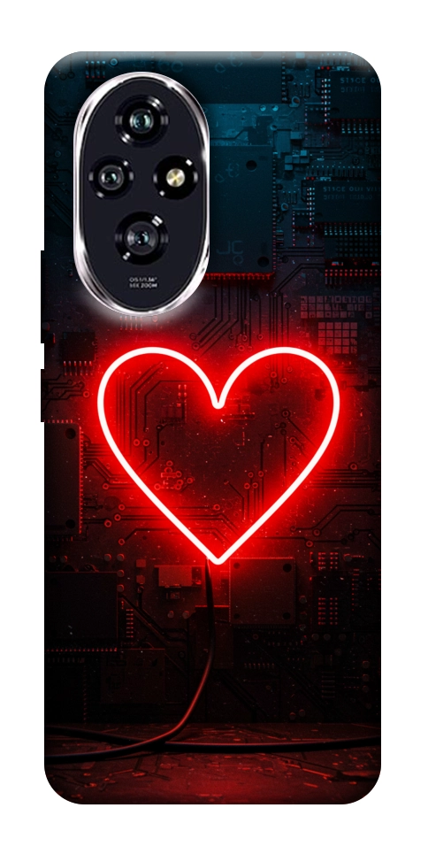 Чохол Яскраве серце для Huawei Honor 200