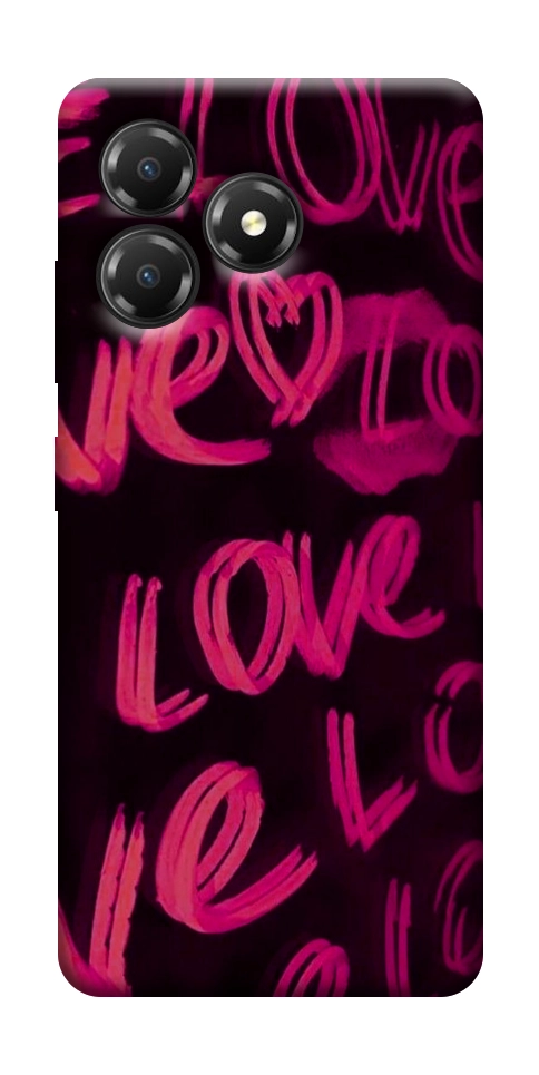 Чехол Neon love для ZTE Blade A36