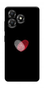 Чохол Fingerprint heart для ZTE Blade A36