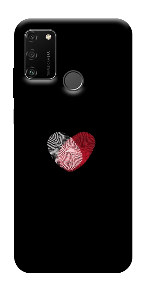 Чехол Fingerprint heart для Huawei Honor 9A