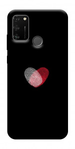 Чехол Fingerprint heart для Huawei Honor 9A
