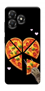 Чохол Pizza Love Cat для ZTE Blade A36
