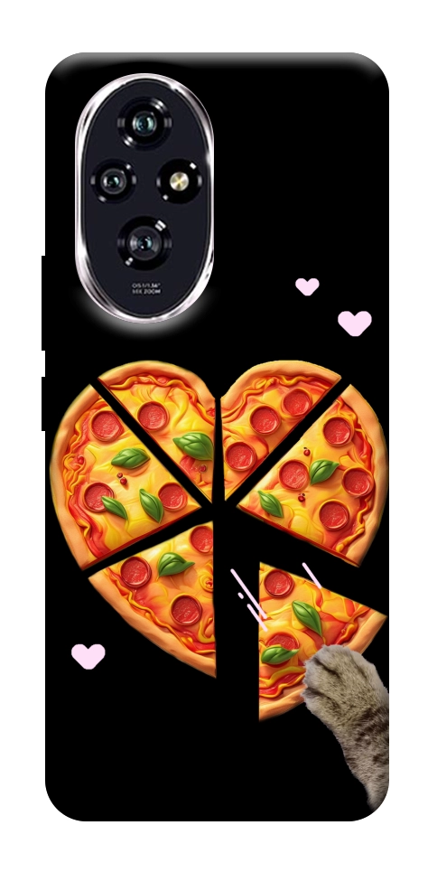 Чохол Pizza Love Cat для Huawei Honor 200