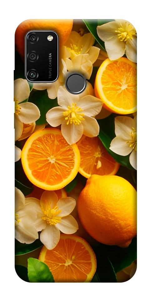 Чехол Лимоны и цветы для Huawei Honor 9A