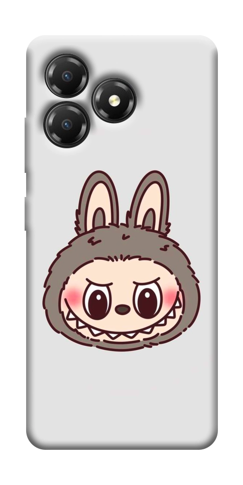 Чехол Labubu grey для ZTE Blade A36