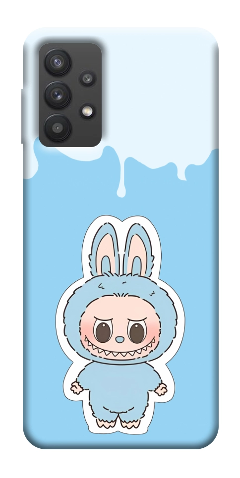 Чехол Labubu blue для Galaxy A32 5G