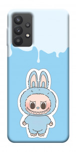 Чохол Labubu blue для Galaxy A32 5G