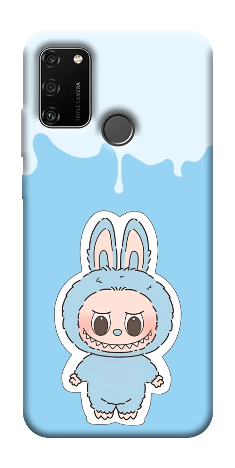 Чехол Labubu blue для Huawei Honor 9A