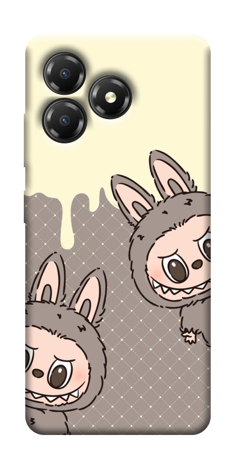 Чехол Labubu twins для ZTE Blade A36
