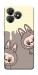 Чехол Labubu twins для ZTE Blade A36
