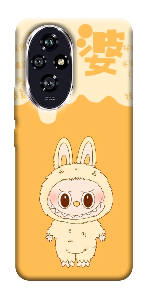 Чохол Yellow labubu для Huawei Honor 200