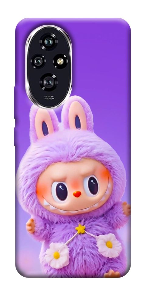 Чохол Labubu purple для Huawei Honor 200