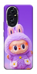 Чохол Labubu purple для Huawei Honor 200