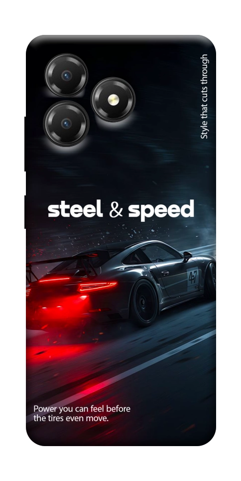 Чехол Black and red care для ZTE Blade A36