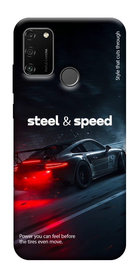 Чехол Black and red care для Huawei Honor 9A