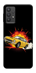 Чохол Retro comics car black для Galaxy A32 5G