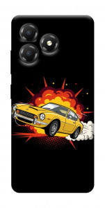 Чохол Retro comics car black для ZTE Blade A36