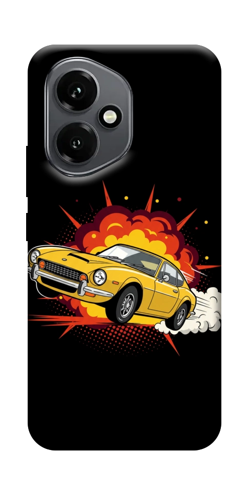 Чехол Retro comics car black для Huawei Honor 400