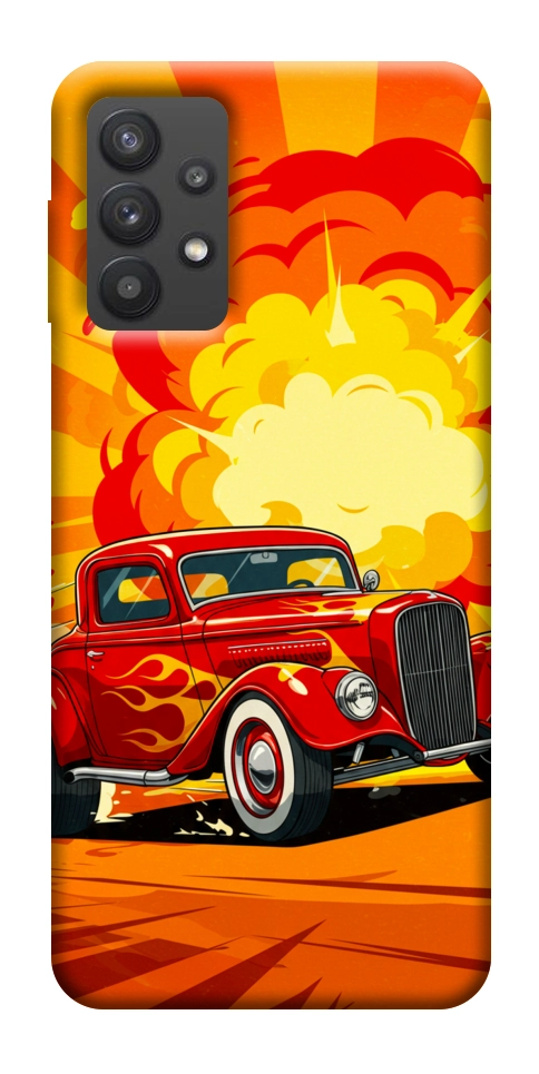 Чехол Retro comics car для Galaxy A32 5G