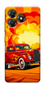 Чохол Retro comics car для ZTE Blade A36