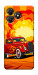 Чехол Retro comics car для ZTE Blade A36