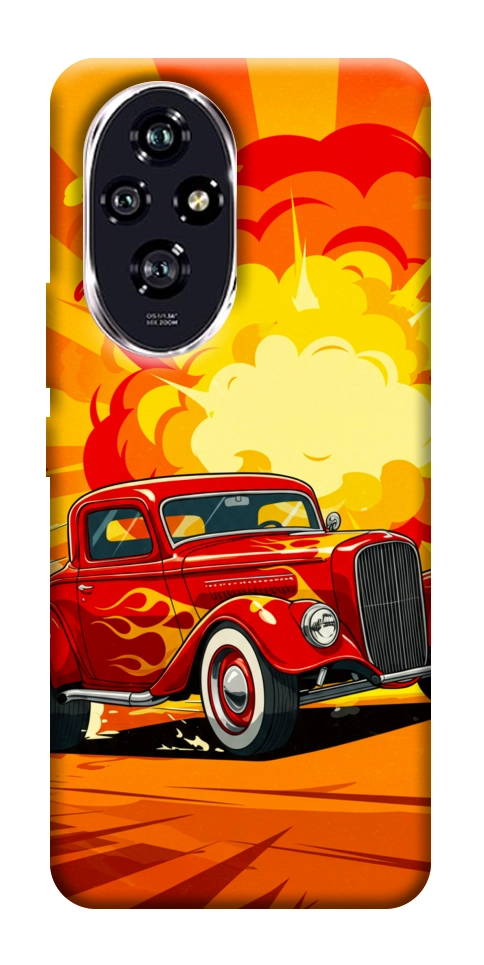 Чохол Retro comics car для Huawei Honor 200