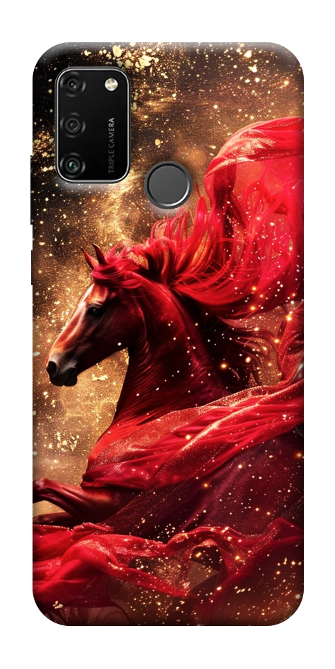 Чехол Red sparkles Horse для Huawei Honor 9A