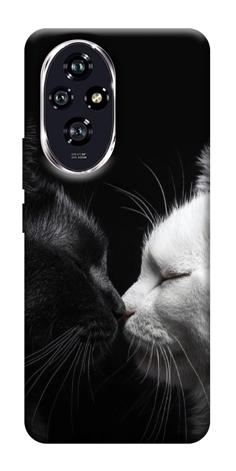 Чохол Black and white cats для Huawei Honor 200