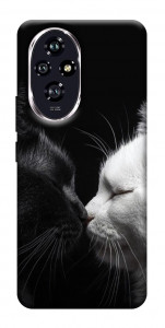 Чохол Black and white cats для Huawei Honor 200