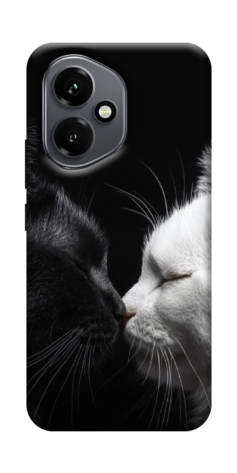 Чехол Black and white cats для Huawei Honor 400