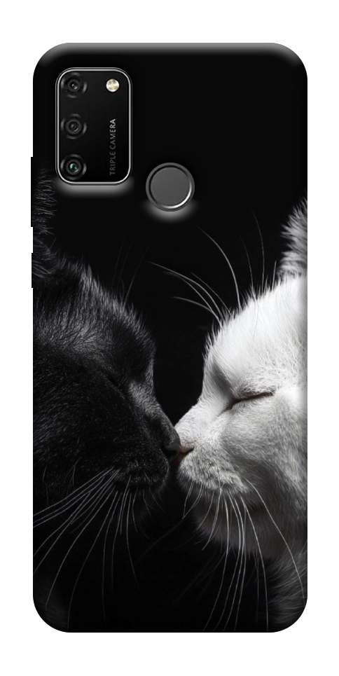 Чехол Black and white cats для Huawei Honor 9A