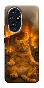 Чохол Burning cat для Huawei Honor 200