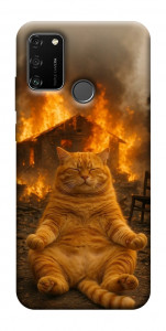Чехол Burning cat для Huawei Honor 9A