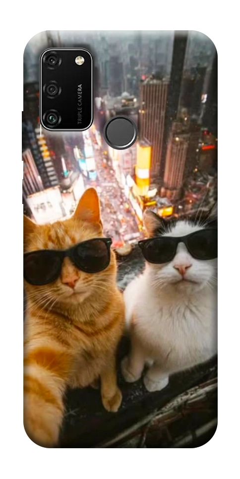Чехол Cool cats city для Huawei Honor 9A