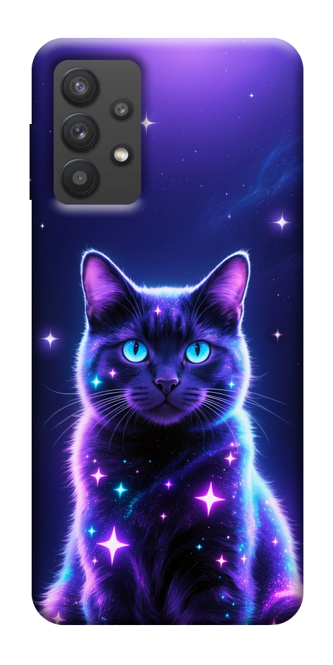 Чехол Galaxy purple cat для Galaxy A32 5G