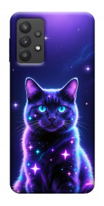 Чохол Galaxy purple cat для Galaxy A32 5G