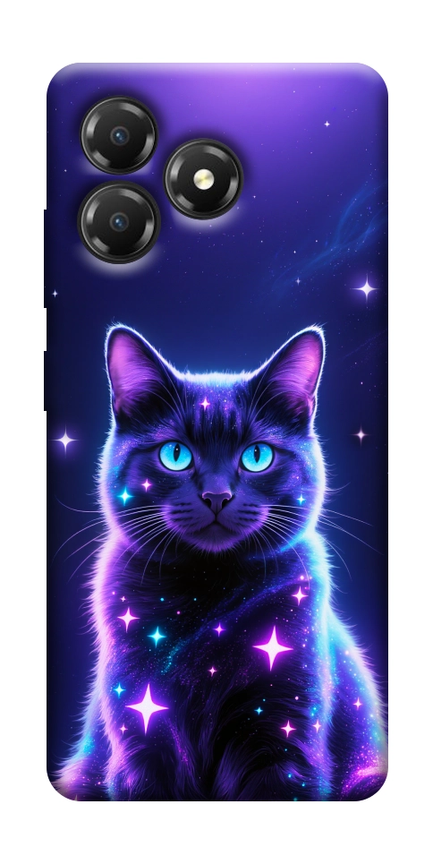 Чехол Galaxy purple cat для ZTE Blade A36
