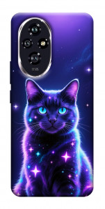 Чохол Galaxy purple cat для Huawei Honor 200