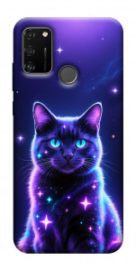 Чехол Galaxy purple cat для Huawei Honor 9A