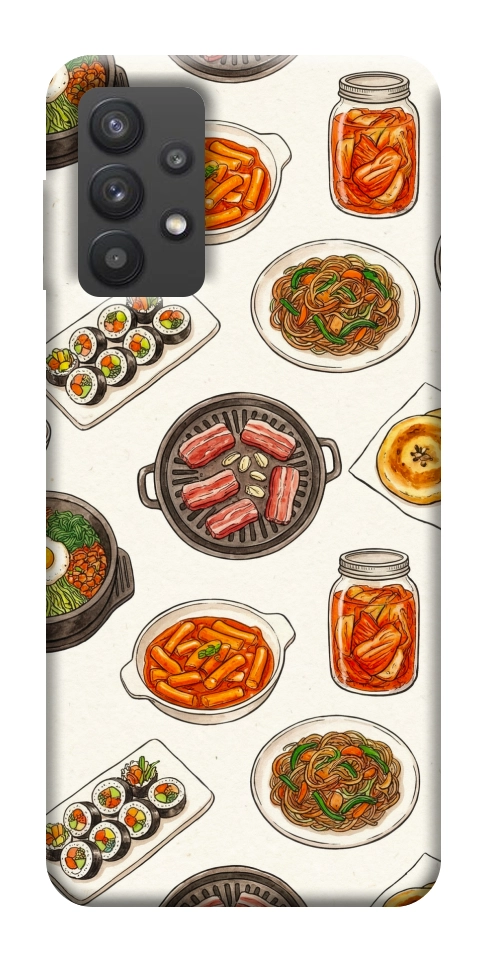Чехол Korean food для Galaxy A32 5G